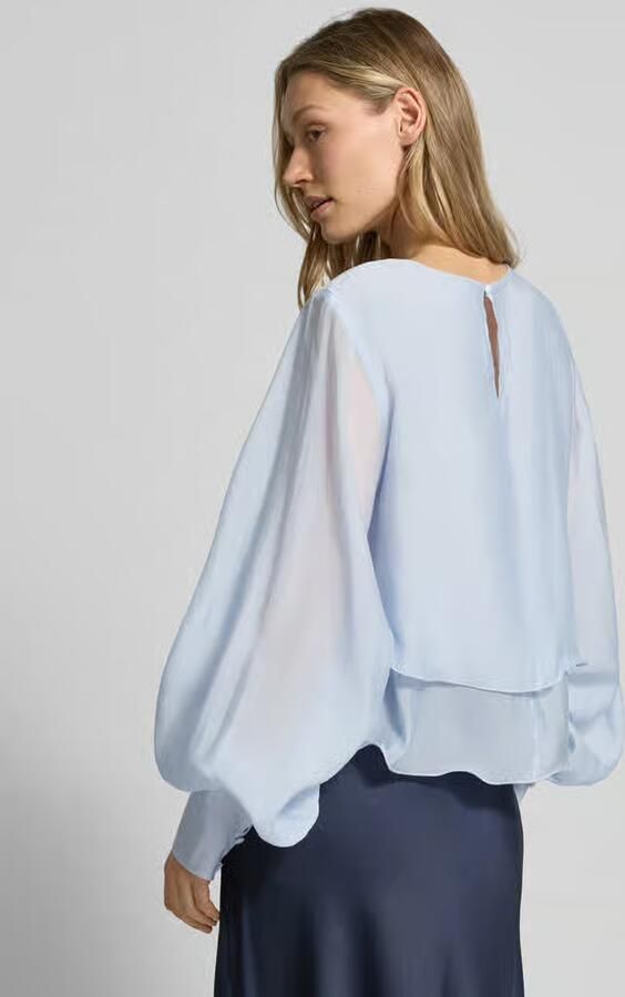Cph Muse regular fit blouse in een gelaagde look model 'TILLY' - Foto 4