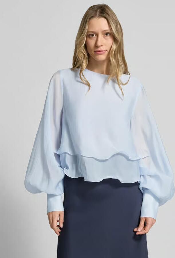Cph Muse regular fit blouse in een gelaagde look model 'TILLY' - Foto 3