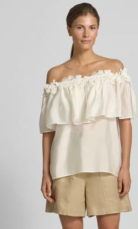 Cph Muse regular fit blouse in off-shoulder-look model 'MOLLY' - Foto 2
