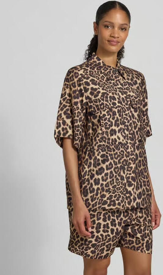 Copenhagen Muse Regular fit blouse met borstzakken model 'GABBY' - Foto 2