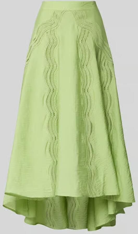 Cph Muse regular fit midirok met gaatjesmotief model 'Cole' - Foto 2