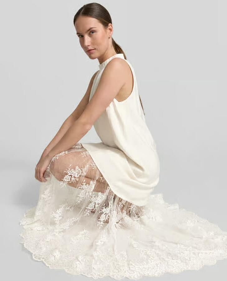 Cph Muse relaxed fit maxi-jurk van viscosemix model 'Tenley'