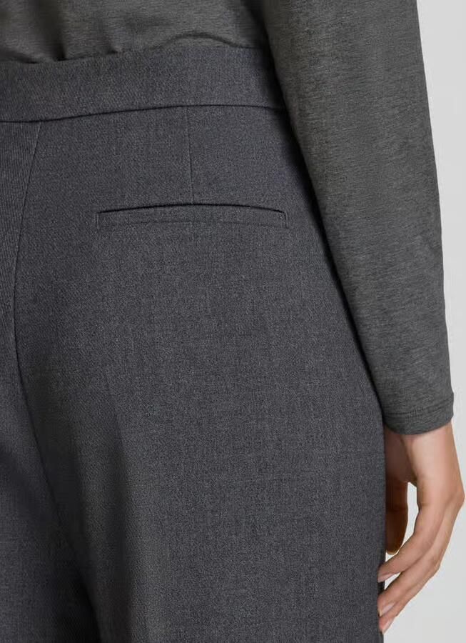 Copenhagen Muse Stoffen broek in gemêleerde look