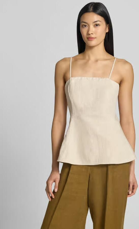 Cph Muse Top van lyocell-mix met linnen en viscose model 'Teni' - Foto 2