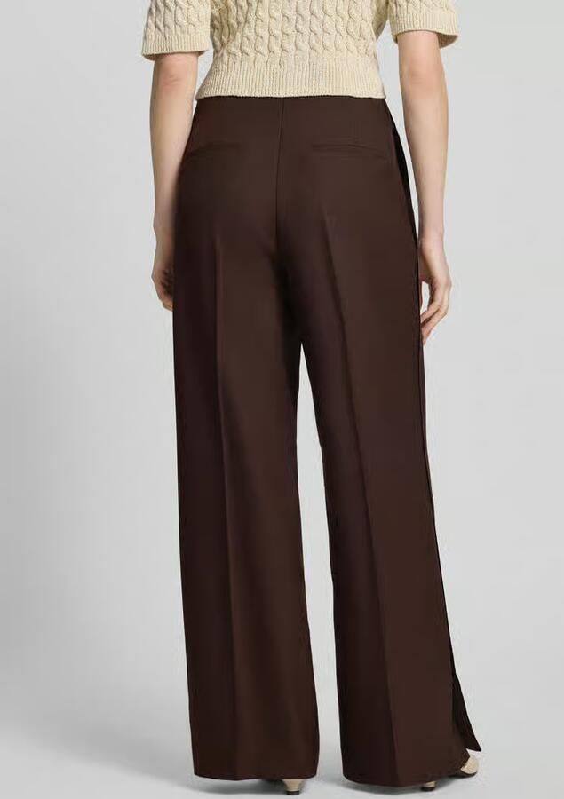 Cph Muse Wide leg broek met persplooien model 'RAVNA'