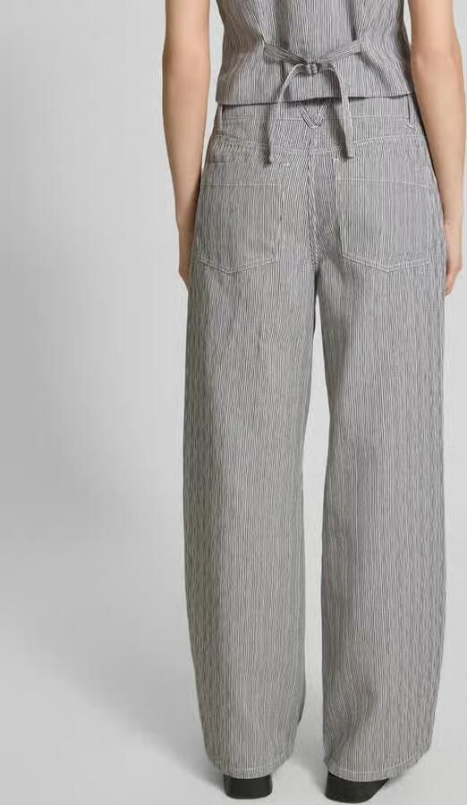 Copenhagen Muse Wide leg stoffen broek in 5-pocketmodel model 'EMILY' - Foto 4