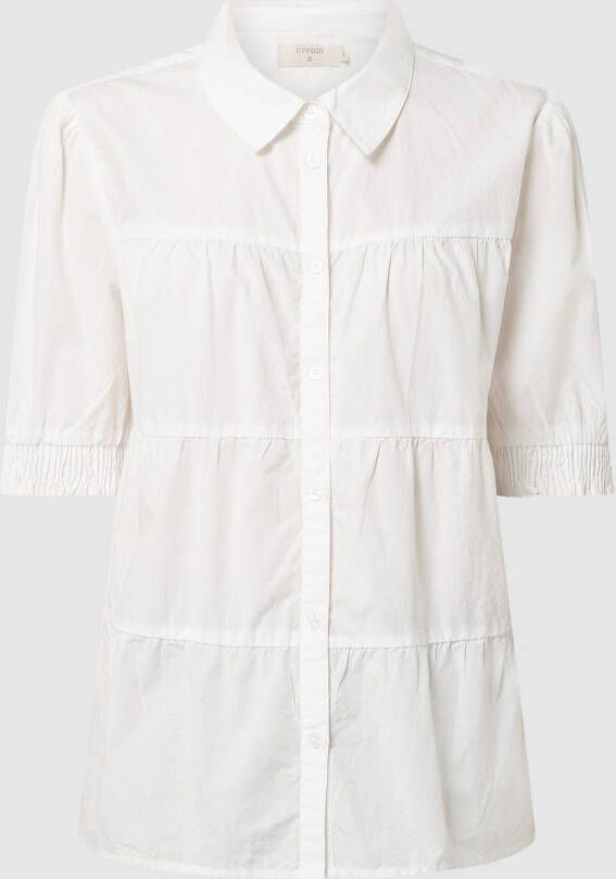 Cream Blouse van katoen model 'Malinka'