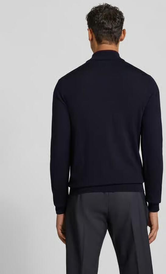 CRUNA Gebreide pullover met ronde hals