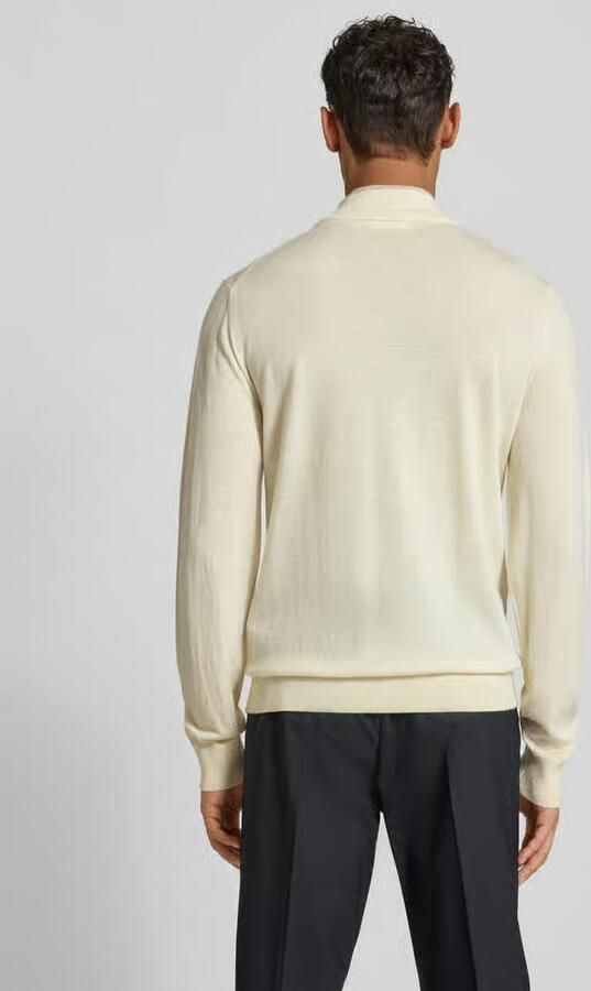 CRUNA Gebreide pullover van zuivere wol