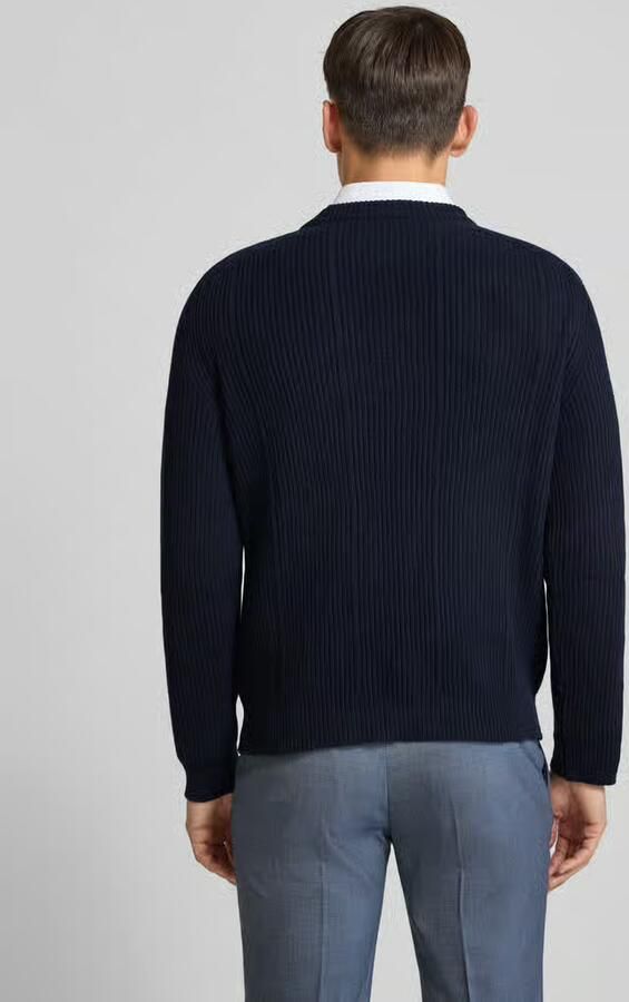 CRUNA Gebreide pullover van wol model 'Fuji'