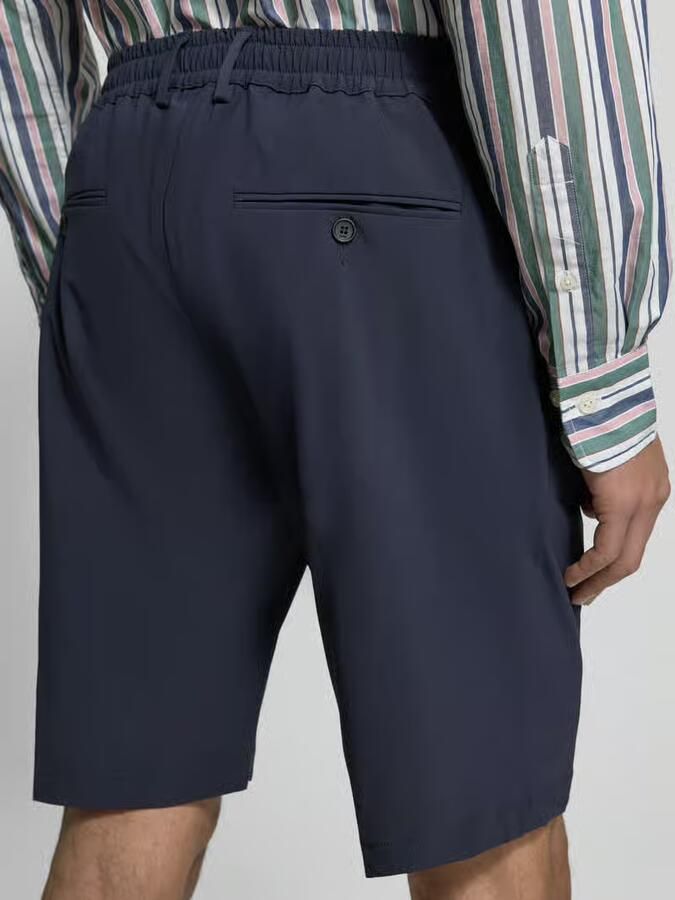 CRUNA Korte straight fit broek met elastische band - Foto 2