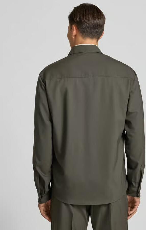 CRUNA Regular fit overhemdjack met borstzakken model 'Osaka'