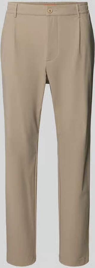 Cruna slim fit broek met paspelzakken op het zitvlak - Foto 2