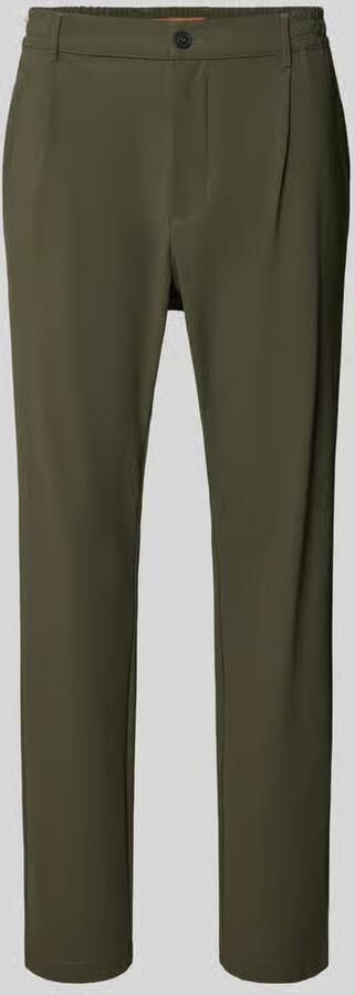 Cruna slim fit broek met paspelzakken op het zitvlak - Foto 2