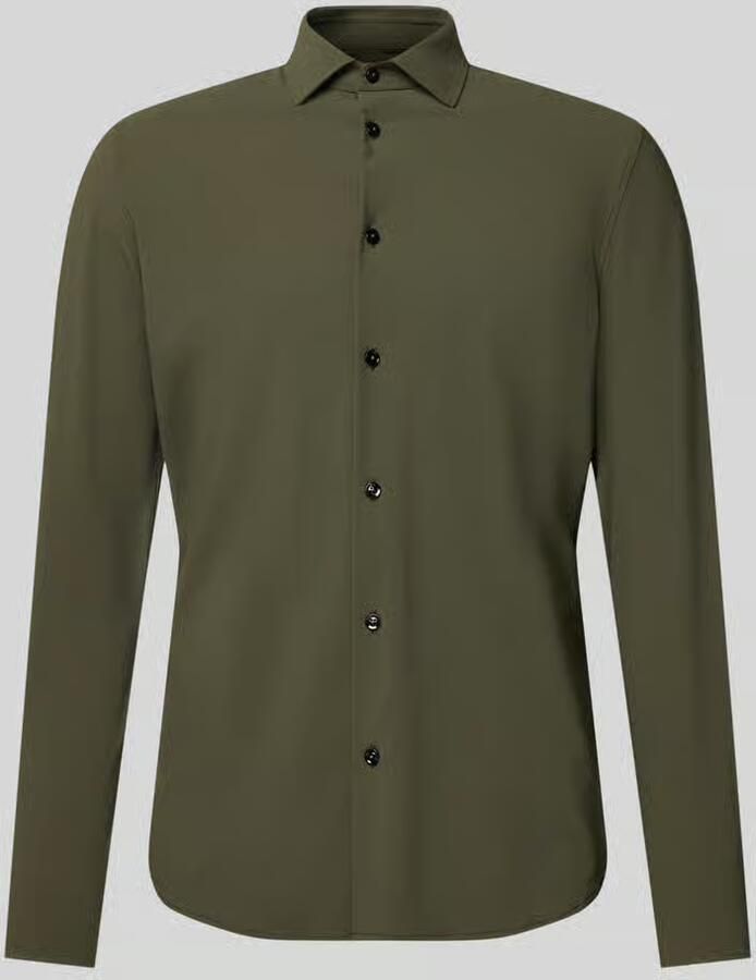 CRUNA Slim fit zakelijk overhemd met knoopsluiting - Foto 2