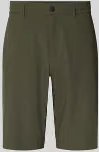 Cruna Straight fit korte broek met elastische band