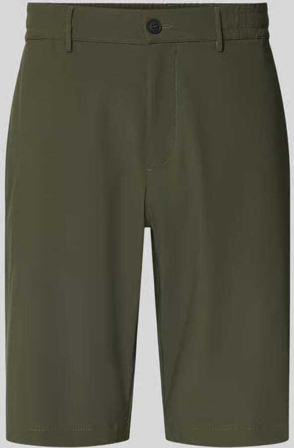 Cruna Straight fit korte broek met elastische band - Foto 2