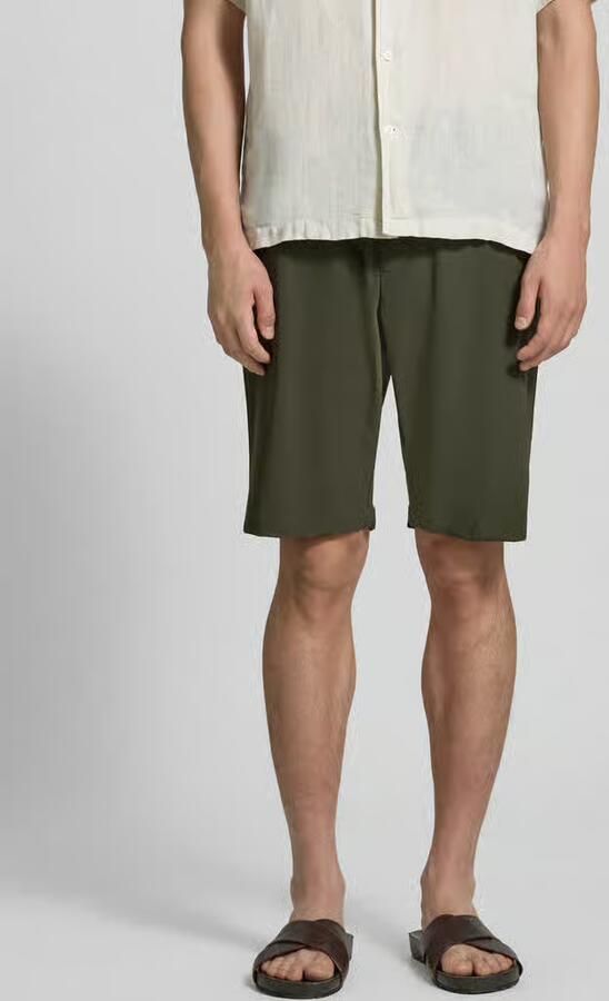 Cruna Straight fit korte broek met elastische band - Foto 3