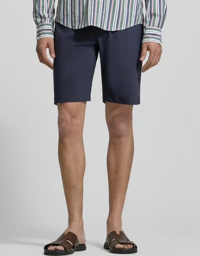 Cruna Straight fit korte broek met elastische band - Foto 3