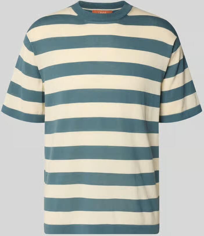 Cruna T-shirt met geribbelde ronde hals - Foto 2