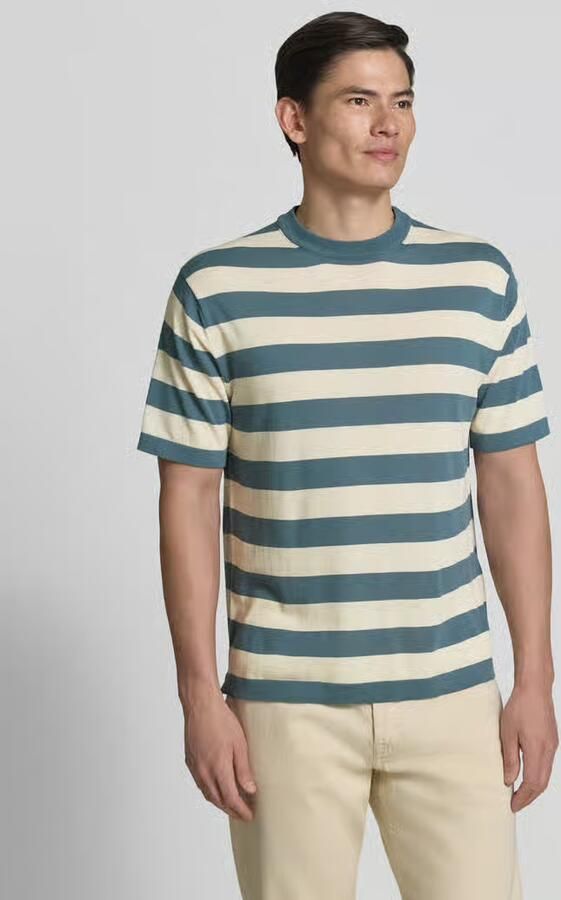 Cruna T-shirt met geribbelde ronde hals - Foto 3