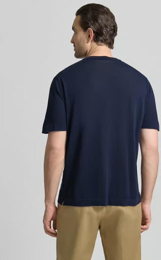 Cruna T-shirt met geribde ronde hals - Foto 3