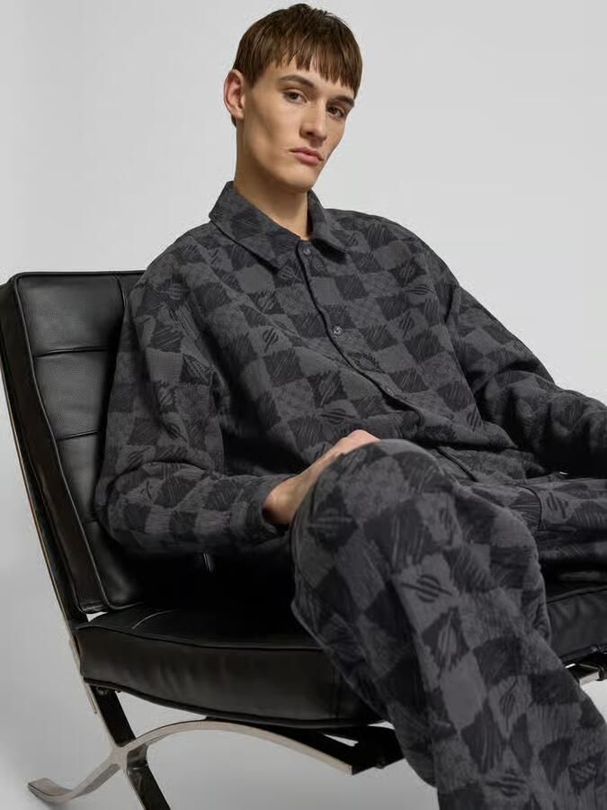 DAILY PAPER Relaxed fit vrijetijdsoverhemd met knoopsluiting