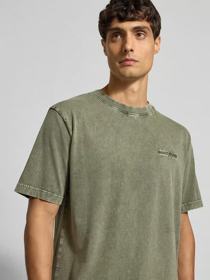 DAILY PAPER T-shirt met labelstitching