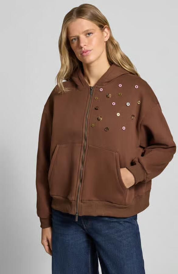 Daisy street Sweatvest met capuchon model 'TRUFFLE' - Foto 2
