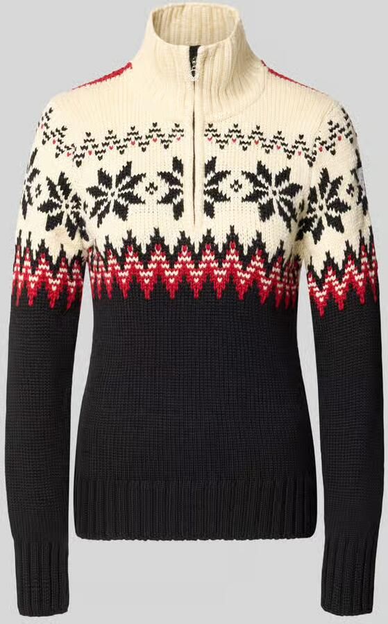 Dale of Norway Gebreide pullover van wolmix met opstaande kraag model 'Myking'