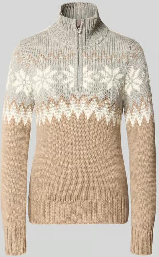 Dale of Norway Gebreide pullover van wolmix met opstaande kraag model 'Myking'