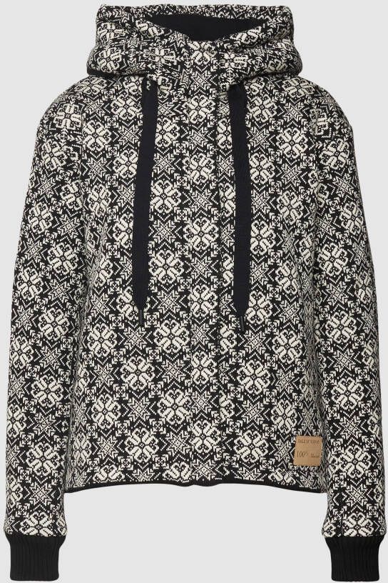 Dale of Norway Gebreid jack met all-over motief model 'Firda Quilted Fem Jacket'