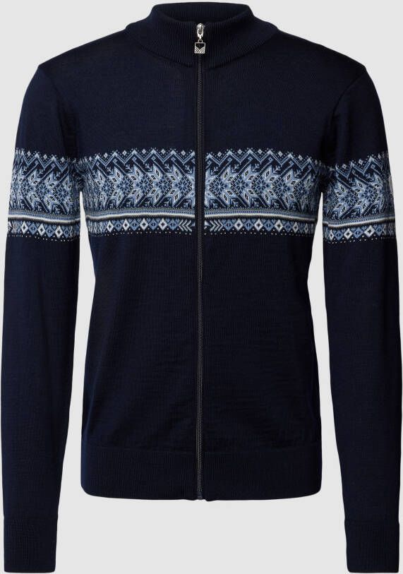 Dale of Norway Gebreid jack met opstaande kraag en ritssluiting