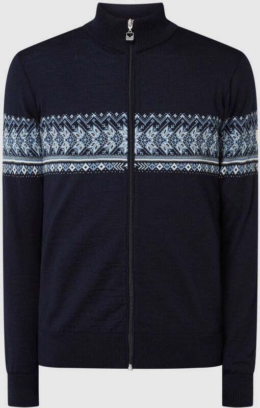 Dale of Norway Gebreid jack met opstaande kraag en ritssluiting