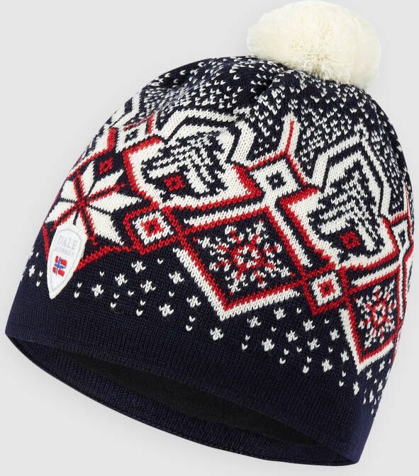 Dale of Norway Beanie met all-over motief model 'Winterland'