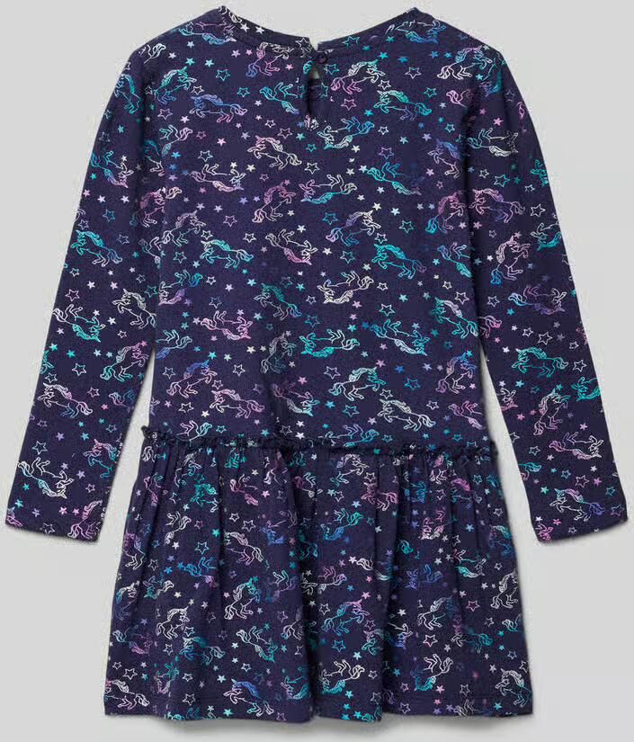 DANAMADE Regular fit jurk met all-over motiefprint model 'Elli'
