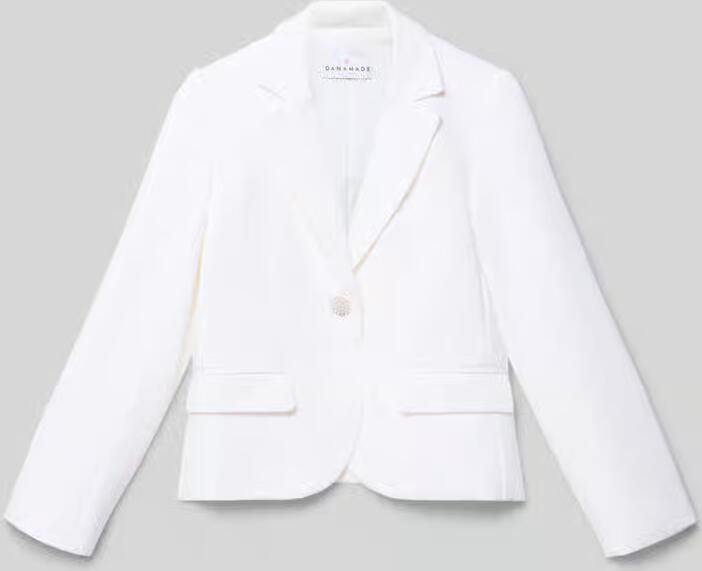 DANAMADE Regular fit blazer van Viscosemix - Foto 2