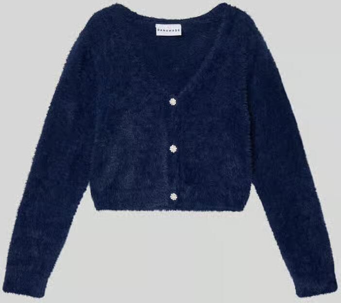 DANAMADE Regular fit cardigan met siersteentjes - Foto 2