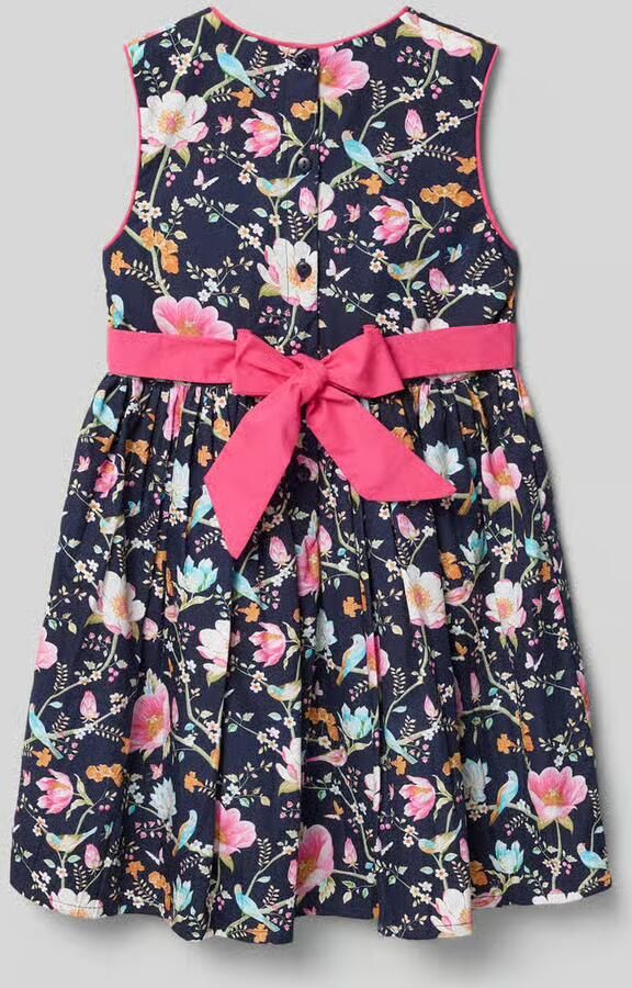 DANAMADE Regular fit jurk met all-over bloe print