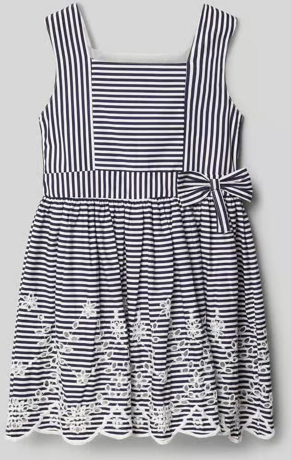 DANAMADE Regular fit jurk met florale stitching - Foto 2