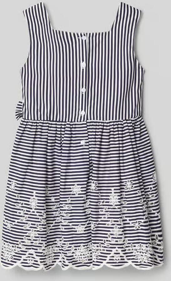 DANAMADE Regular fit jurk met florale stitching