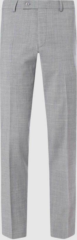 HECHTER PARIS Slim fit pantalon met persplooien