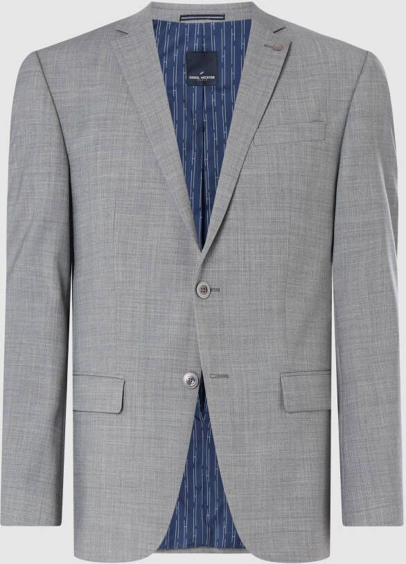HECHTER PARIS Slim fit colbert met 2 knopen en geweven motief