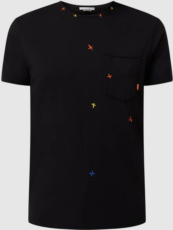 DANIELE ALESSANDRINI T-shirt met borstzak
