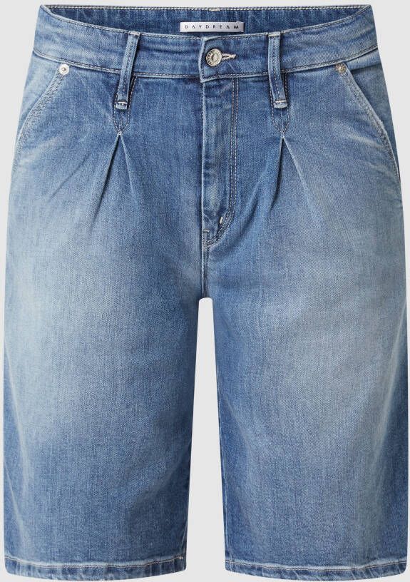 Daydream Jeansbermuda met stretch model 'Slouchy'