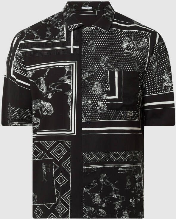 Denham Regular fit vrijetijdsoverhemd van viscose