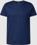 Desoto t-shirt donkerblauw ronde hals effen katoen - Thumbnail 1
