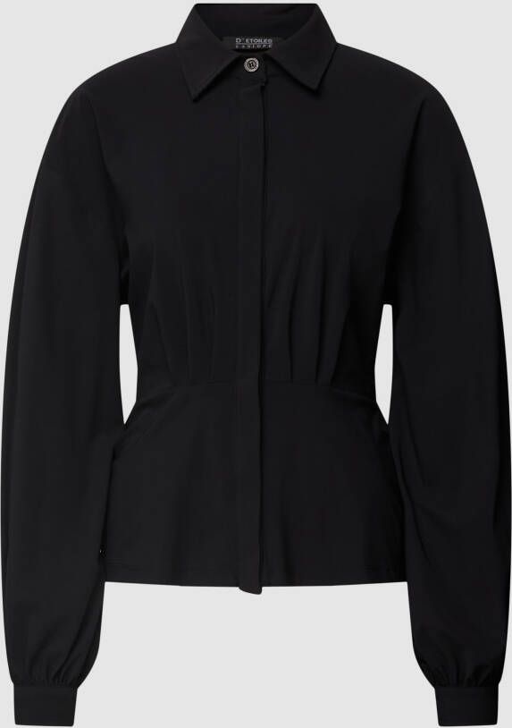 D´Etoiles Casiope Blouse met blinde knoopsluiting model 'Endure'