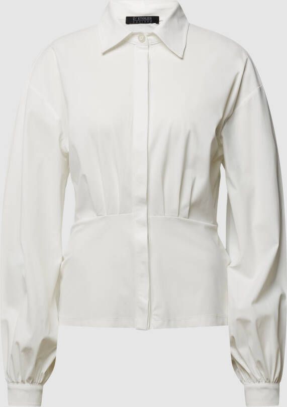 D´Etoiles Casiope Blouse met blinde knoopsluiting model 'Endure'