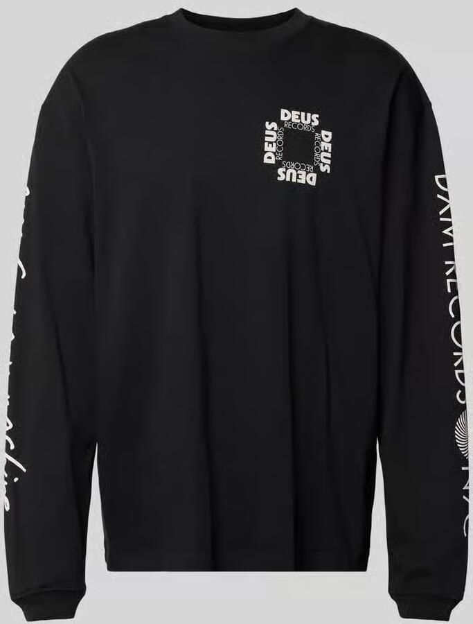 DEUS EX MACHINA Shirt met lange mouwen en labelprint model 'DEFACTO' - Foto 2